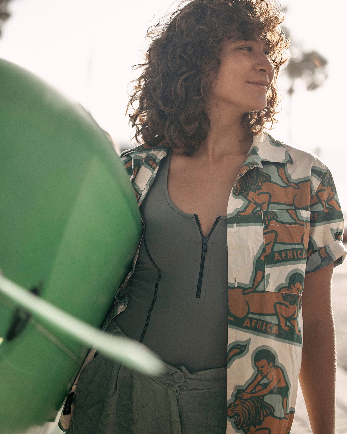 Maiô sem manga GAYA para esportes no mar e lazer na piscina