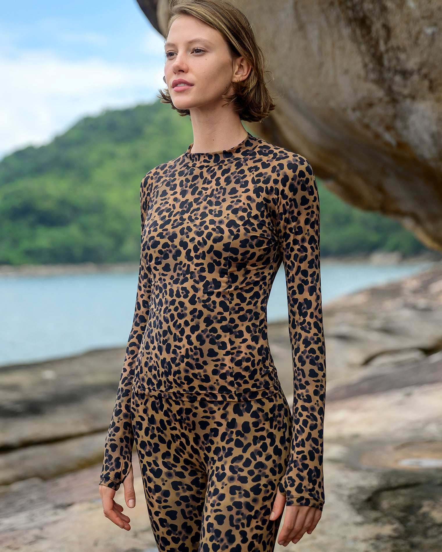 Camiseta proteção solar UV manga longa