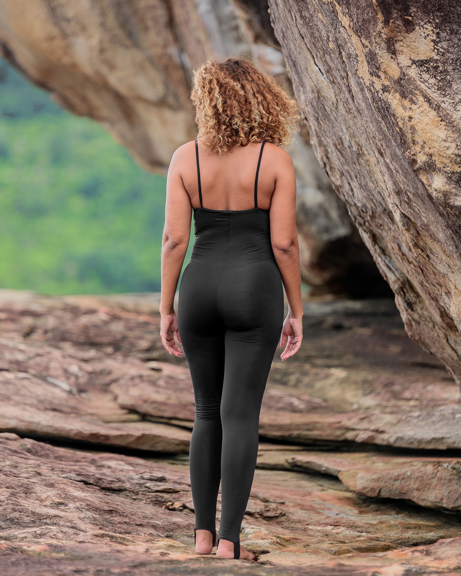Macacão esportivo com calça para yoga, ginástica, esportes aquáticos, academia, com proteção UV