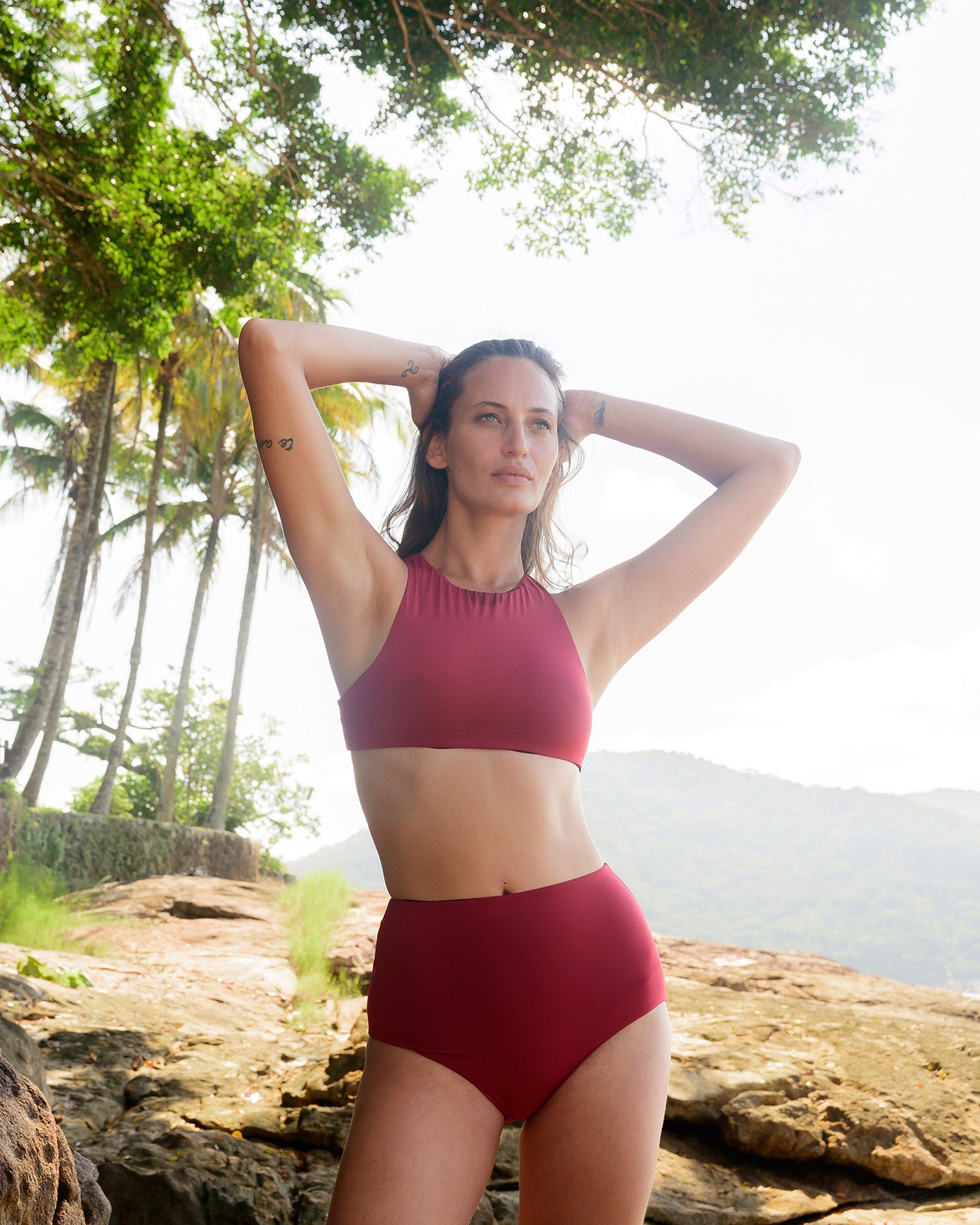 Calcinha de biquíni Maya com tecido extra macio