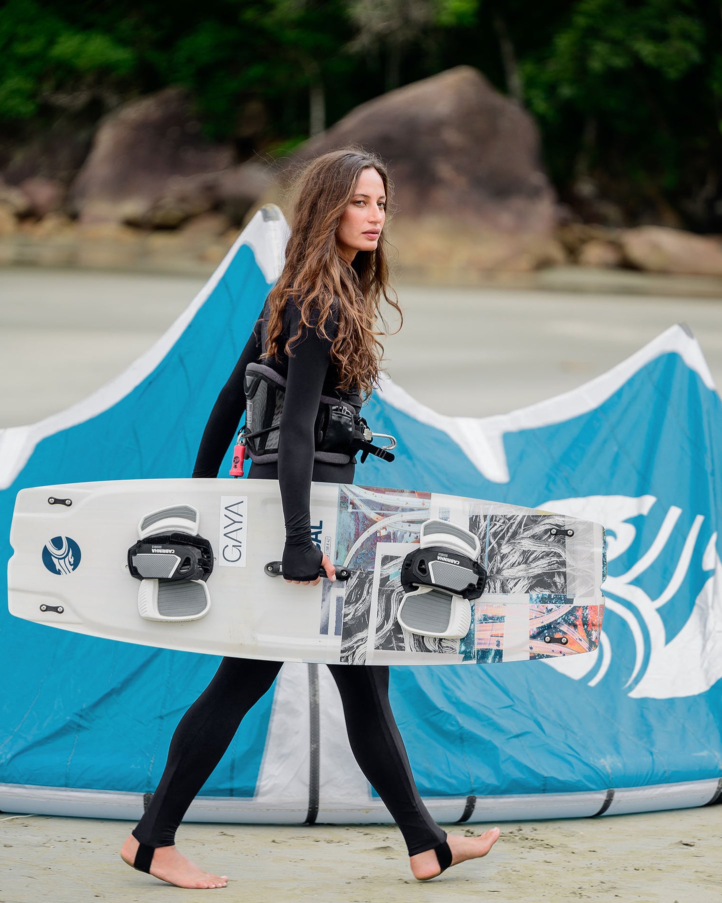 Macacão esportivo com calça para yoga, ginástica, esportes aquáticos, academia, com proteção UV