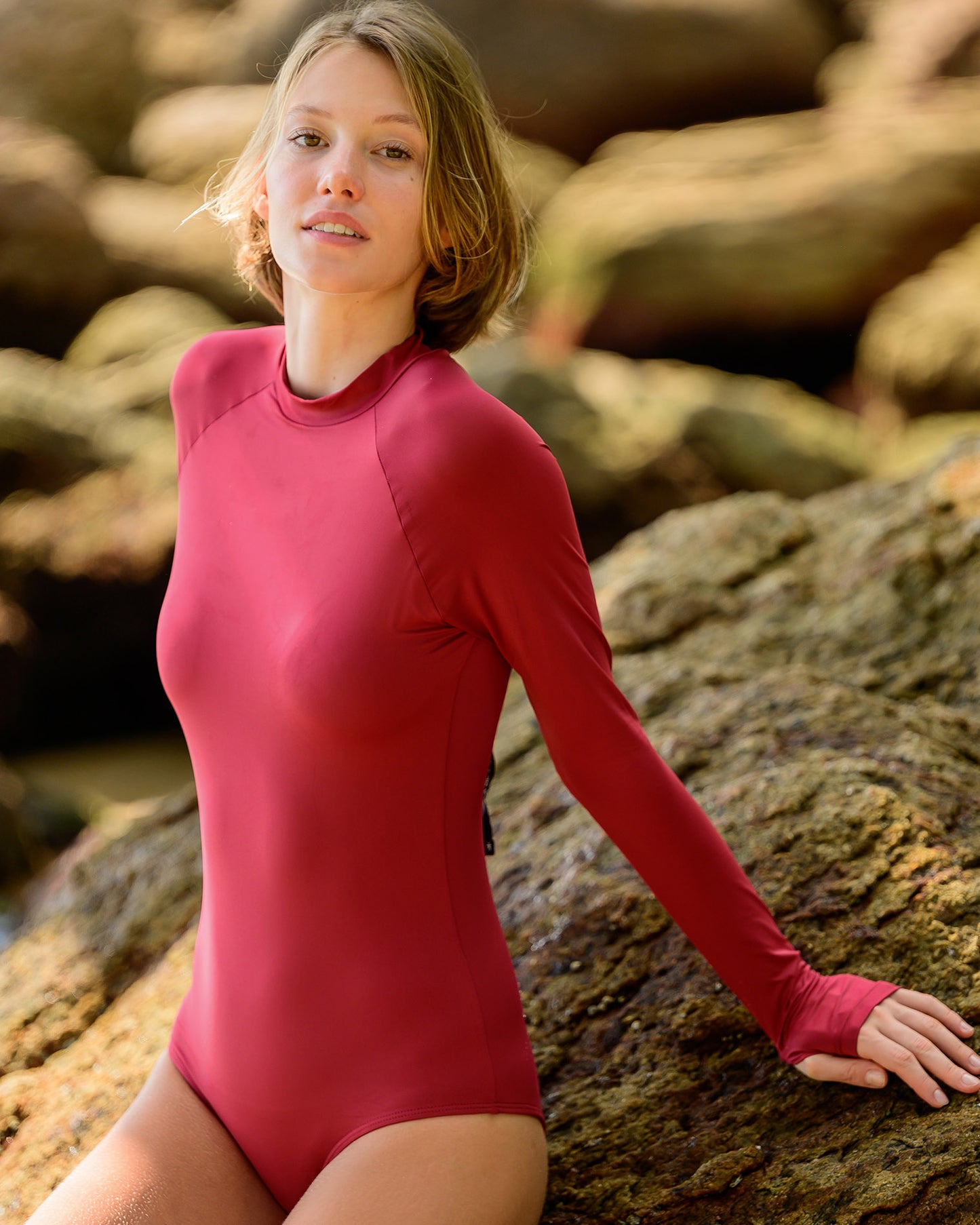 Maiô manga longa com proteção UV GAYA