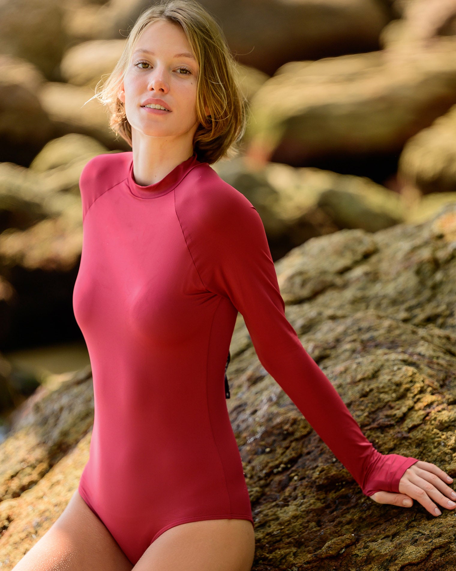 Maiô manga longa com proteção UV GAYA