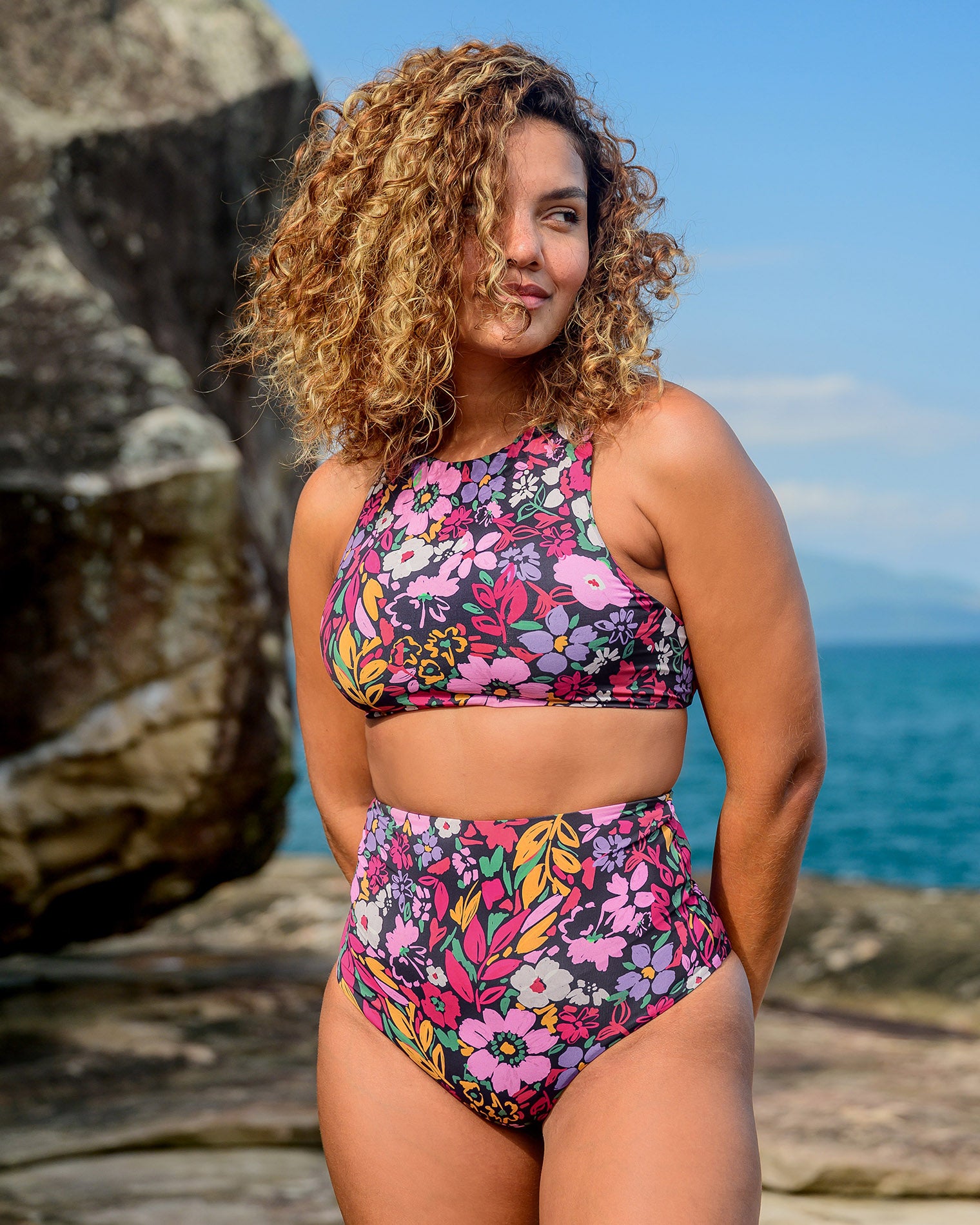 Calcinha de biquíni Maya com tecido extra macio