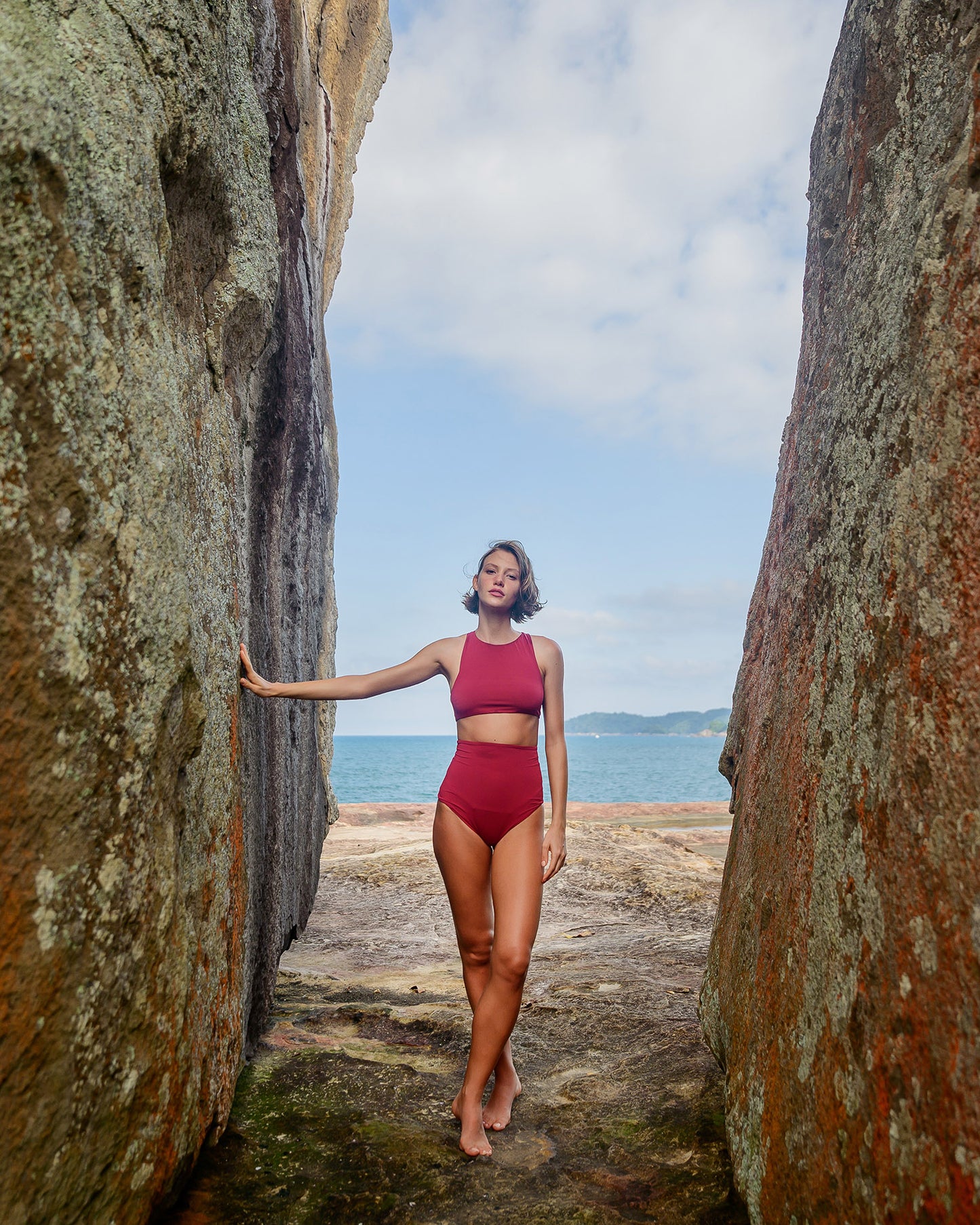 Calcinha de biquíni Maya com tecido extra macio