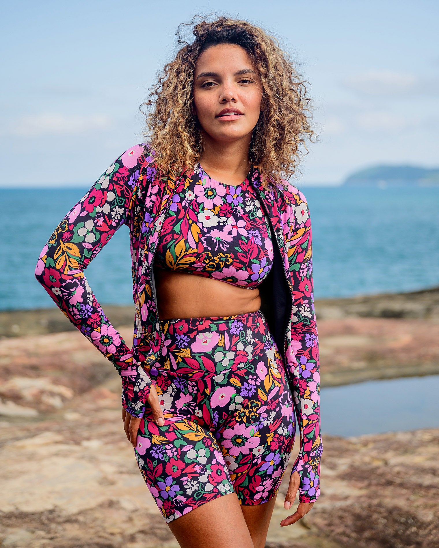 Shorts esportivo feminino Gaya Sunwear