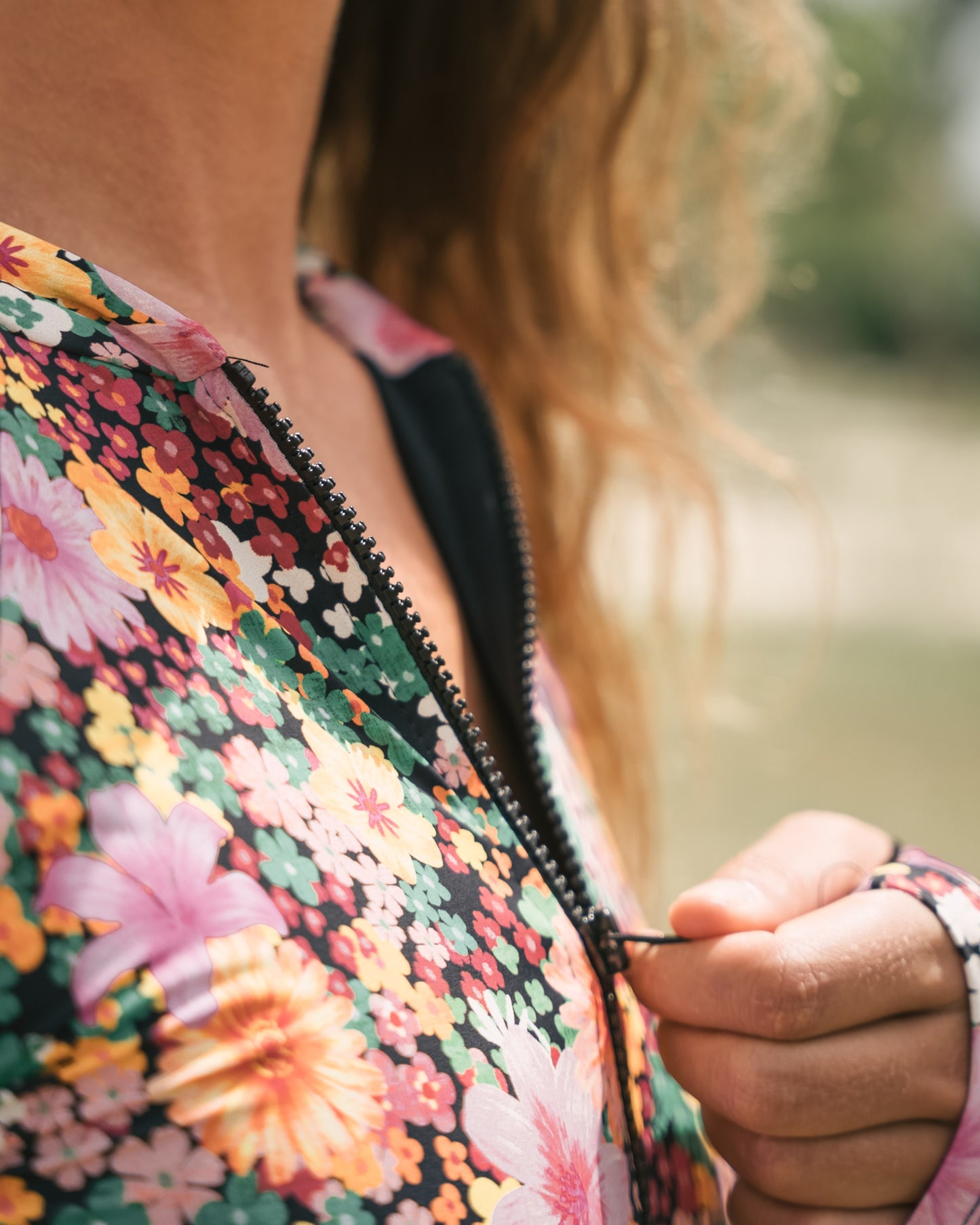 Maiô manga longa com proteção UV