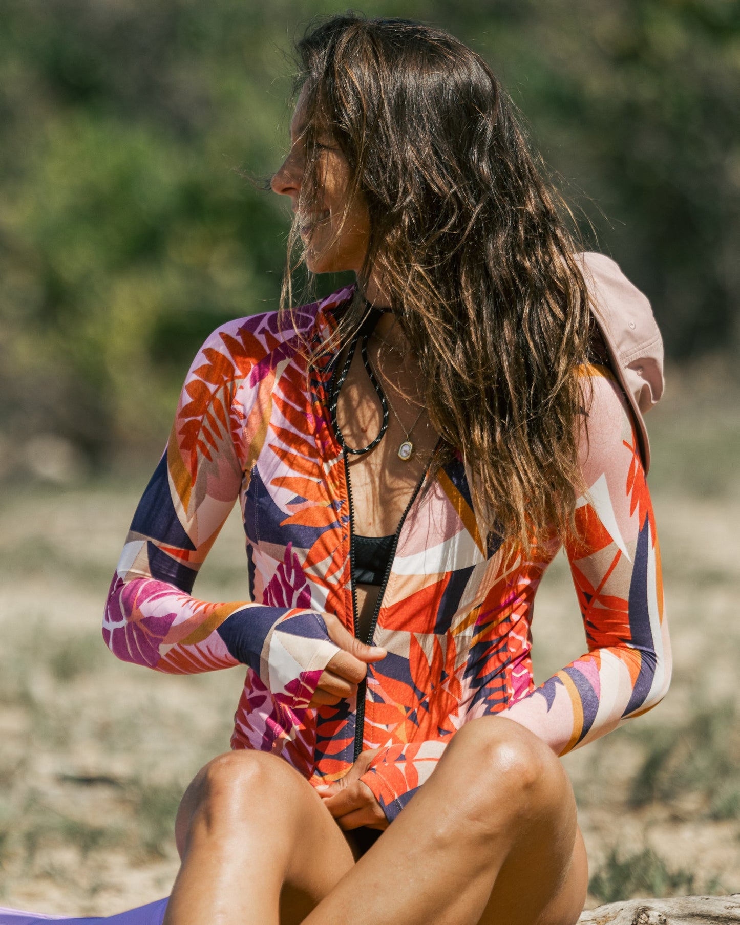 Red Flower Sports Jacket