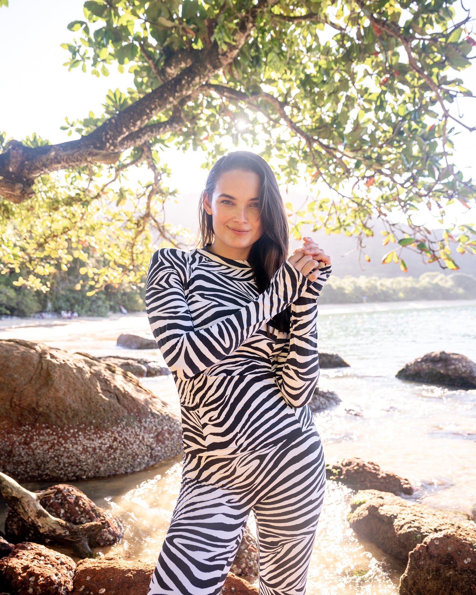 Camiseta proteção solar UV manga longa