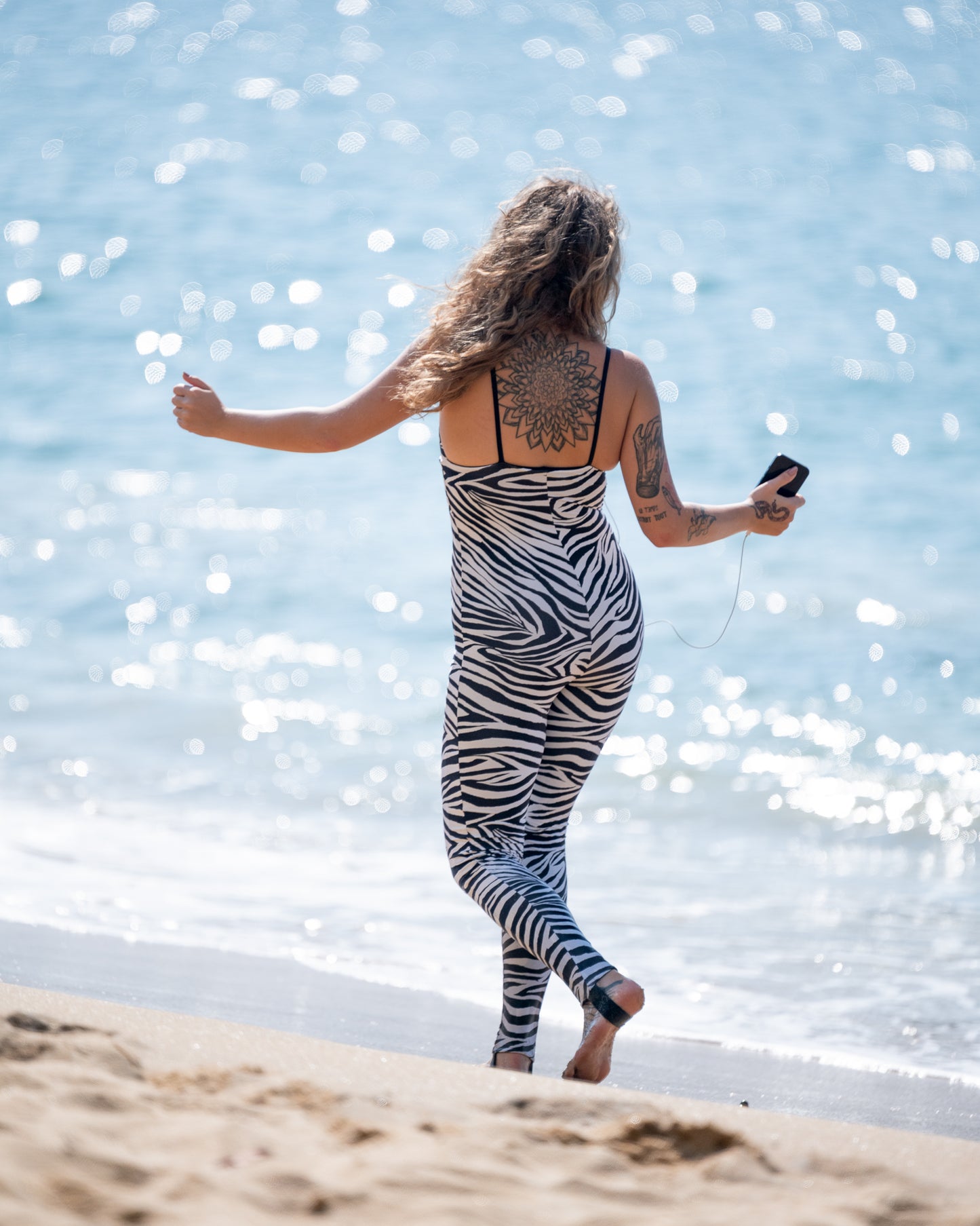 Macacão esportivo com proteção UV