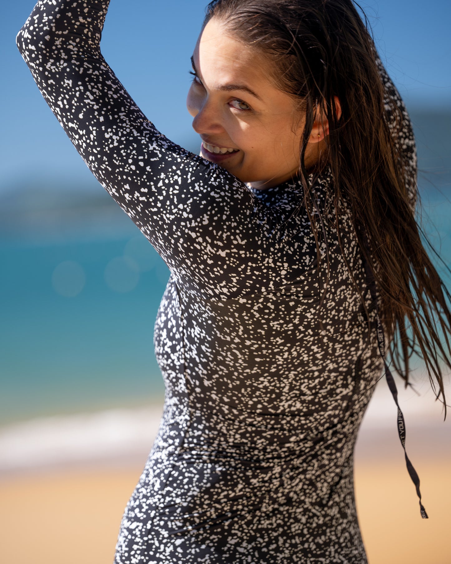 Ana Splash Long Sleeve Swimsuit