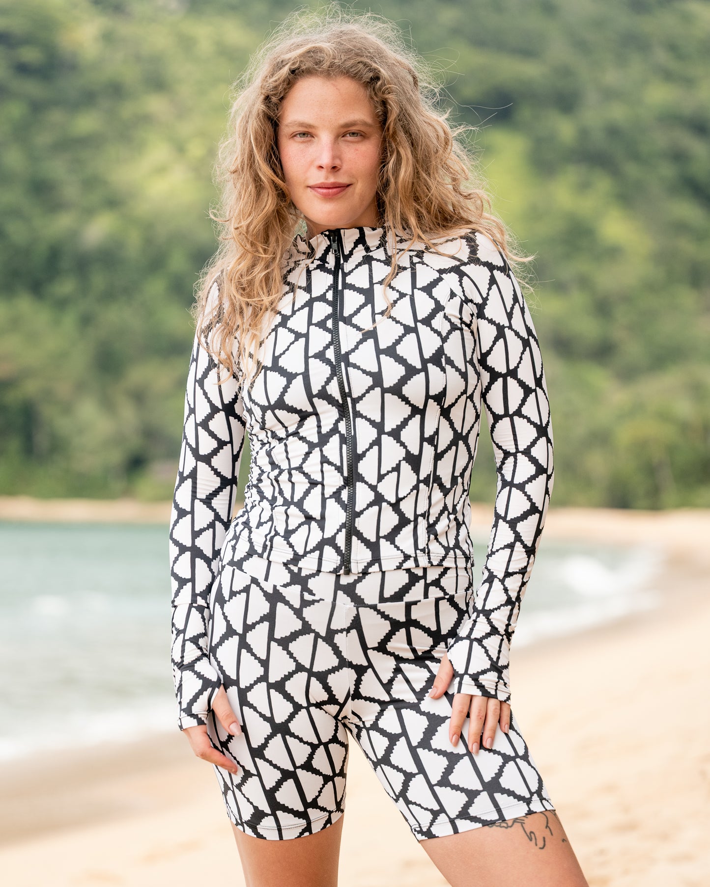 Rita Geometric Shorts