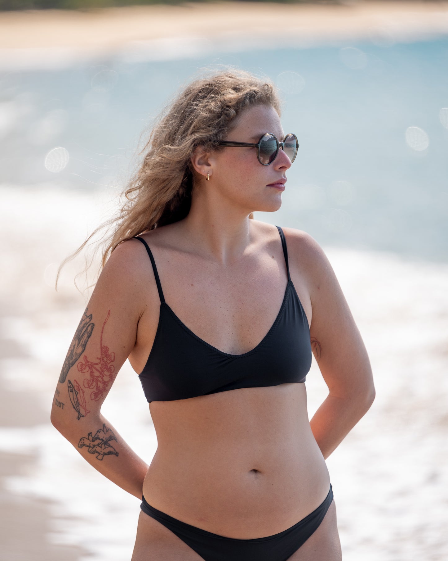 Marcela Black Bikini Top