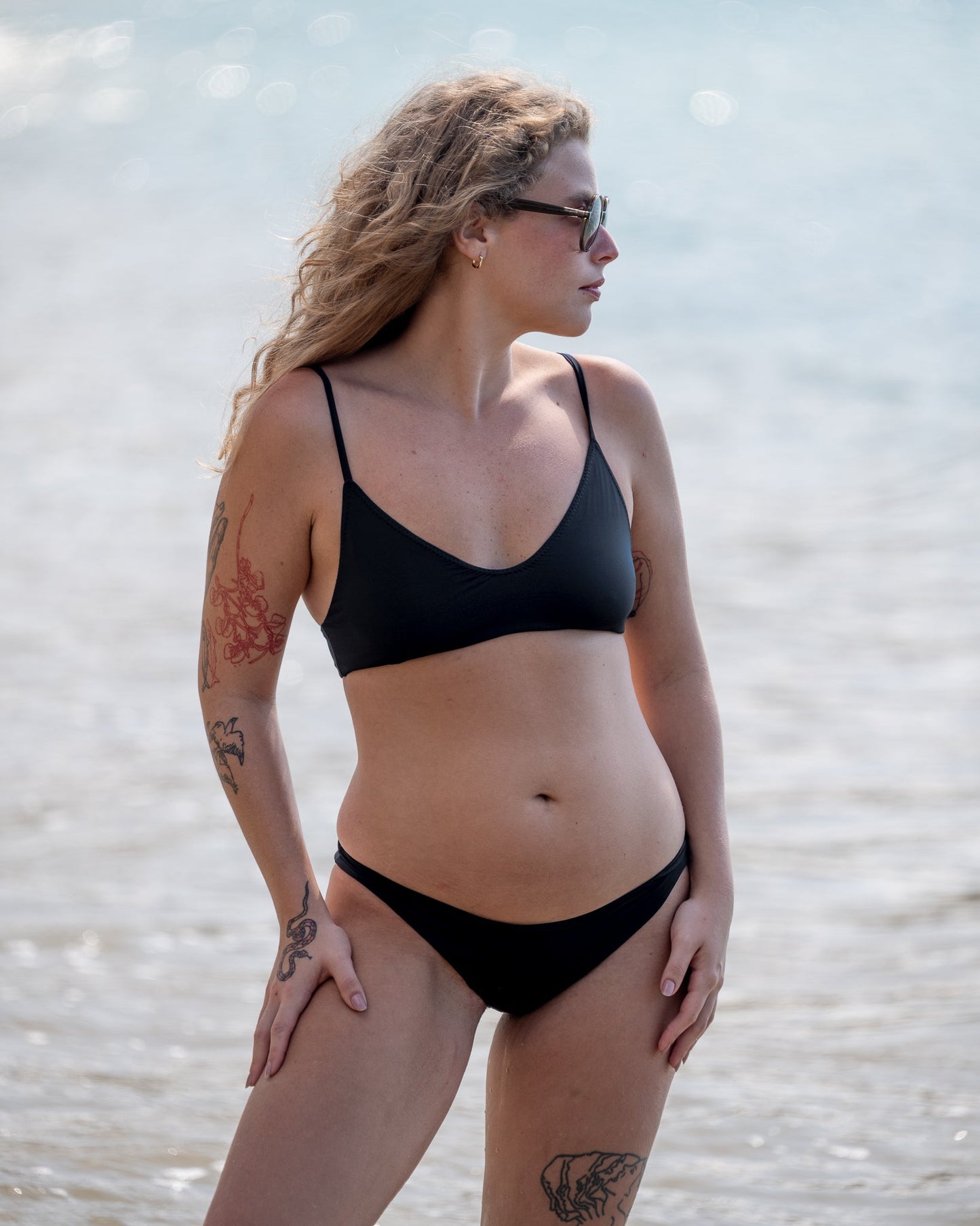 Marcela Black Bikini Bottoms