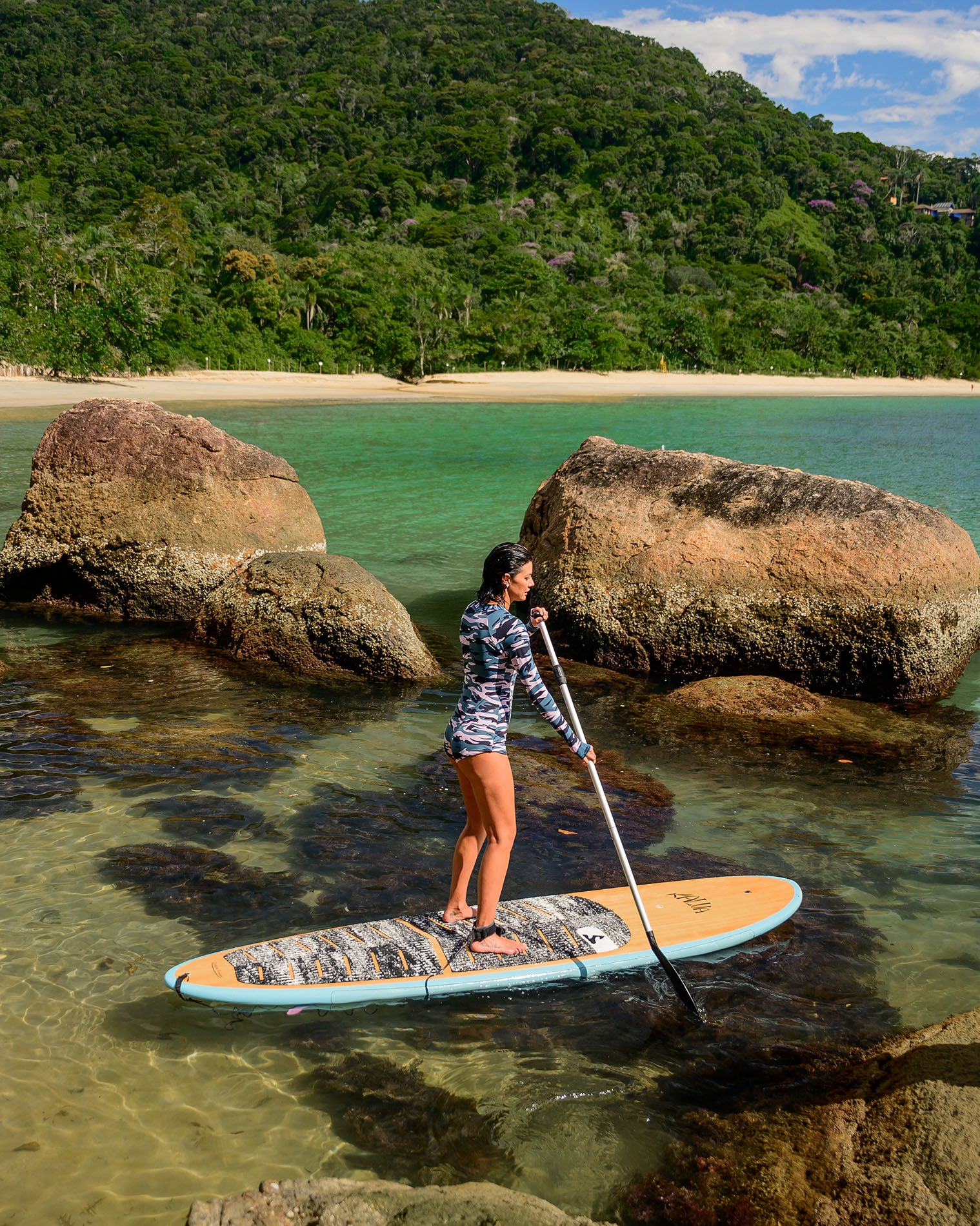 Maiô manga longa com proteção UV GAYA